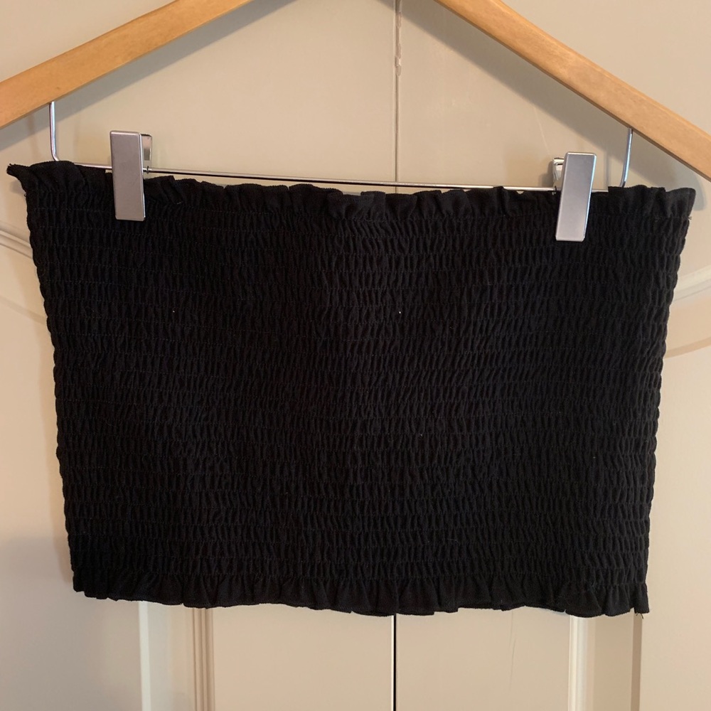Black Bando Top